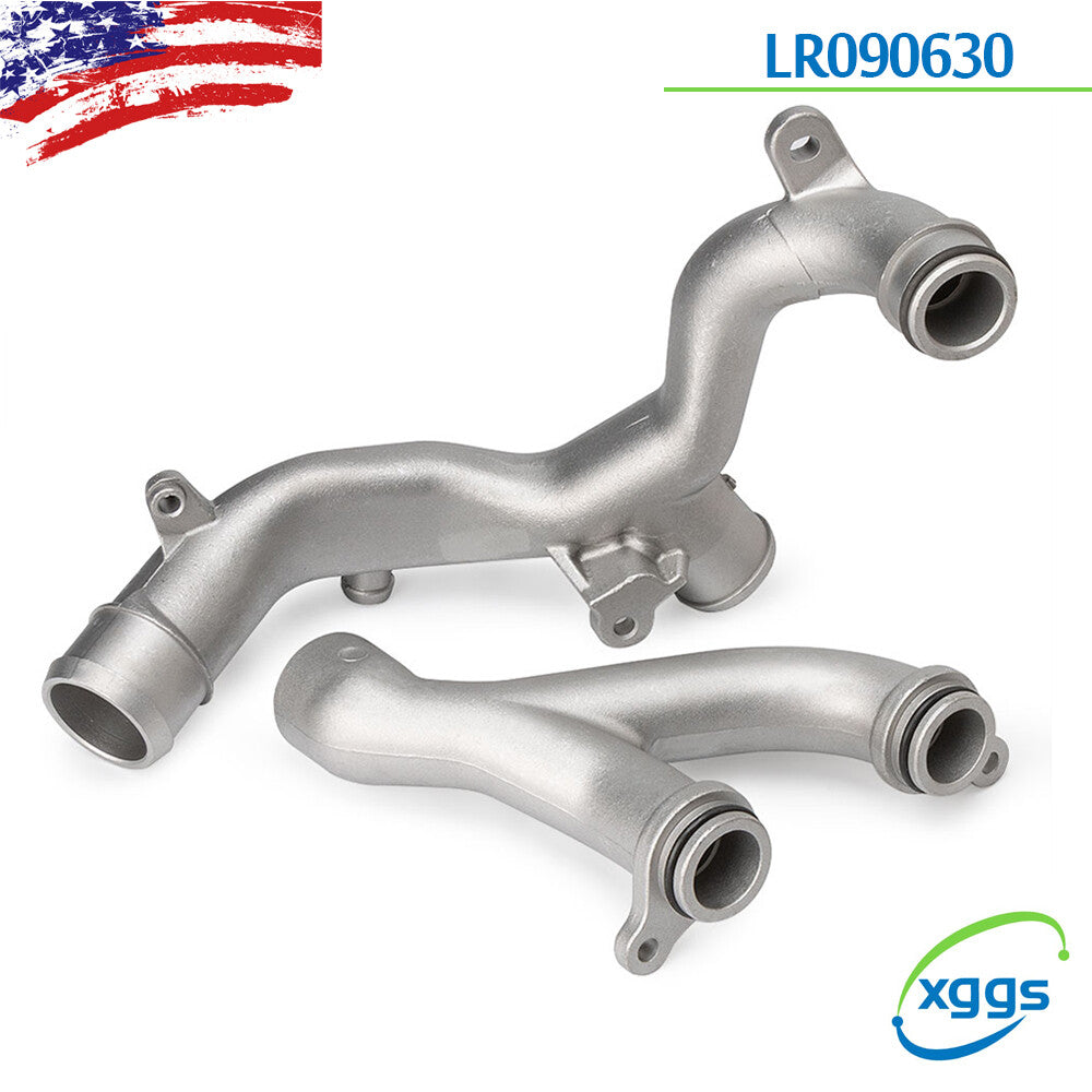 2-Piece Water Pipe/Coolant Piping Upgrade Kit for Jaguar for Land Rover LR092992 + LR090630