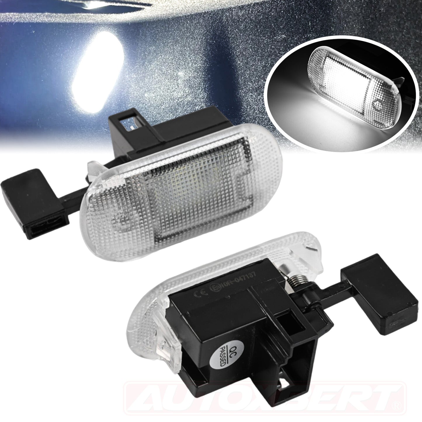 2 Canbus LED Glove Box Light for VW Bettle for Bora Caddy for Golf Touran Touareg for Skoda
