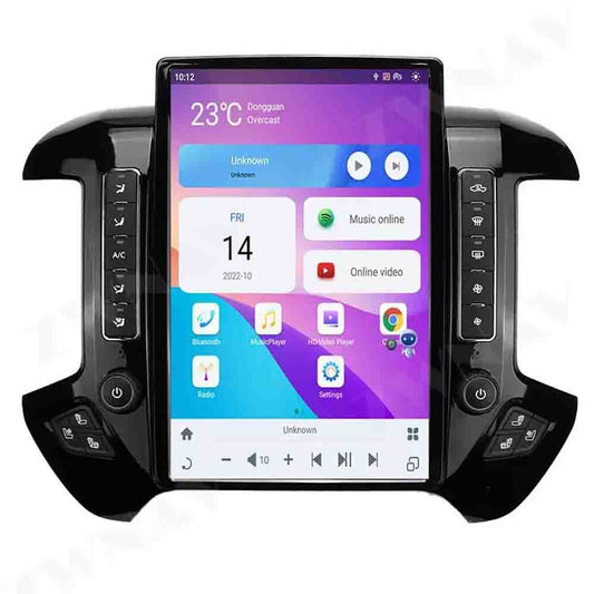 14.4¡å Android 13 Vertical Screen 2K GPS radios for Chevrolet Silverado 2013-2019