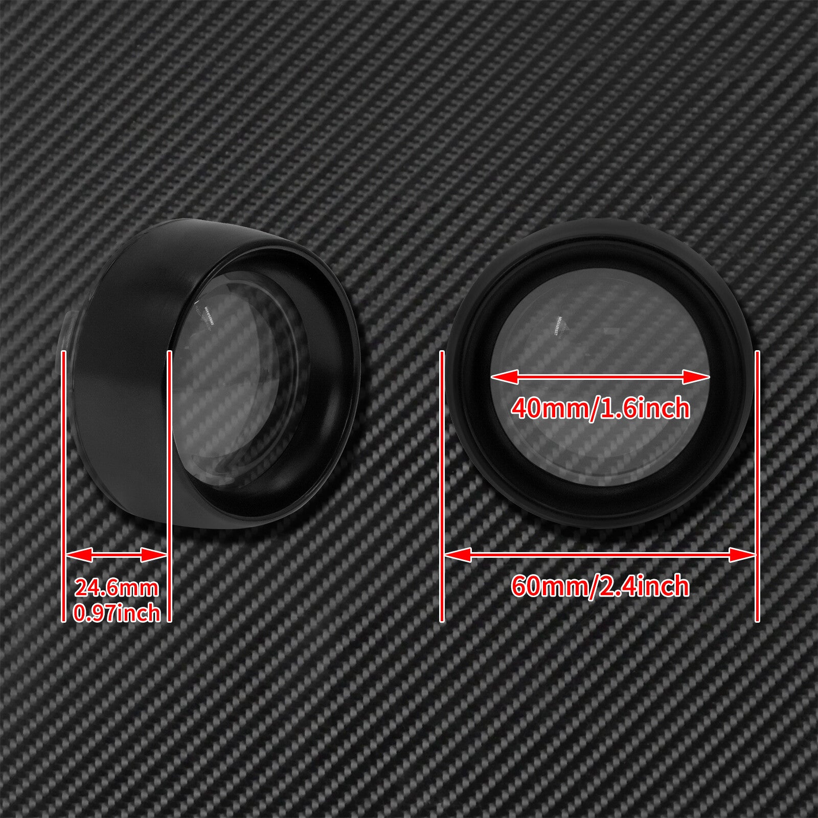 Gloss Gray Trim Ring Bullet Turn Signal Lens Cover Fit for Harley Softail Dyna