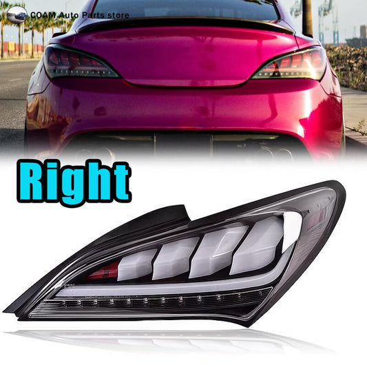 Suitable for 2010-2016 for Hyundai for Genesis Coupe, shiny white sequential LED taillights.