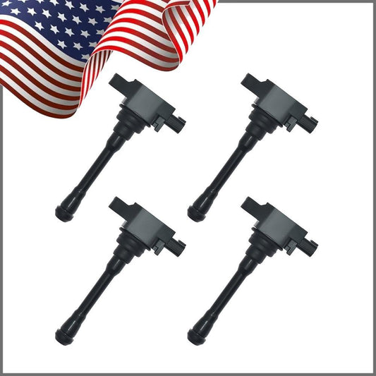 4X Ignition Coil for Nissan Juke Sentra Rogue 1.6L 2.0L L4 UF659 22448-1KC0A