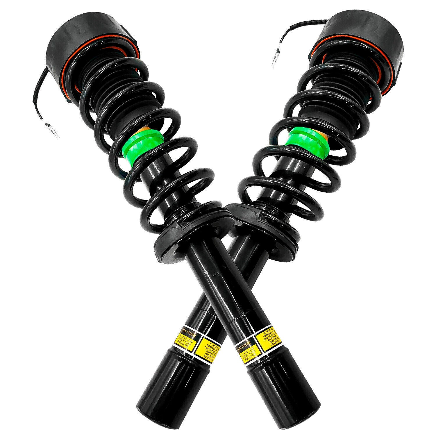 4-piece front and rear shock absorbers from ADS, suitable for Mercedes W205, C450, AMG, C43, AMG 4Matic 2017.