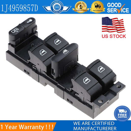 Driver's window control switch button is suitable for Volkswagen for Jetta , for Golf , for Passat , and B5.