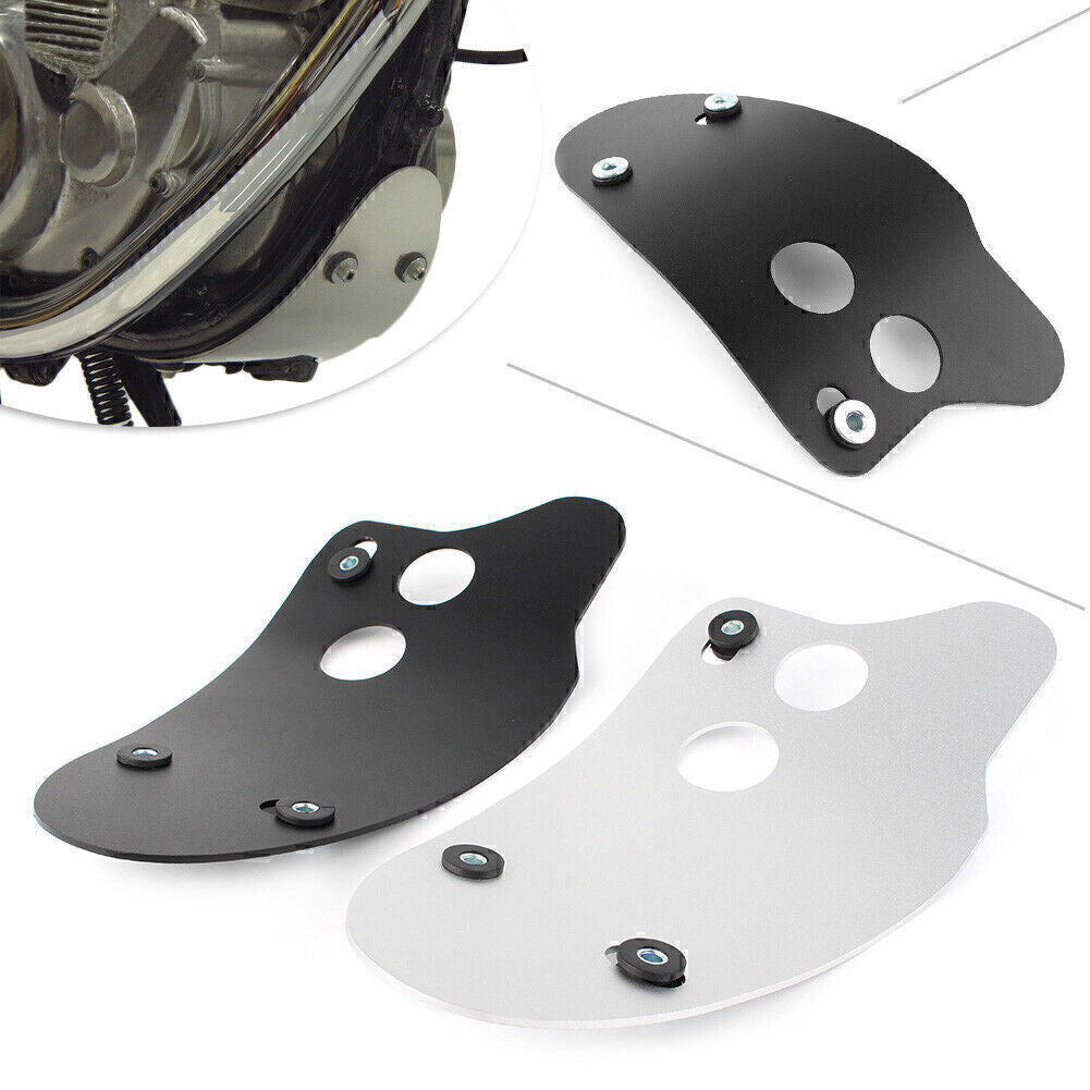 Untere Motor Unterfahrschutz F¨¹r for Yamaha SR400 SR500 Alle Jahr Schwarz / Silber