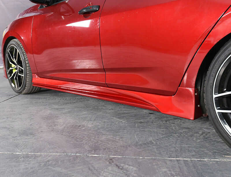 2x for Nissan Sylphy Sentra 2020-2023 Side Skirt Extension Spoiler Lip Guard Red