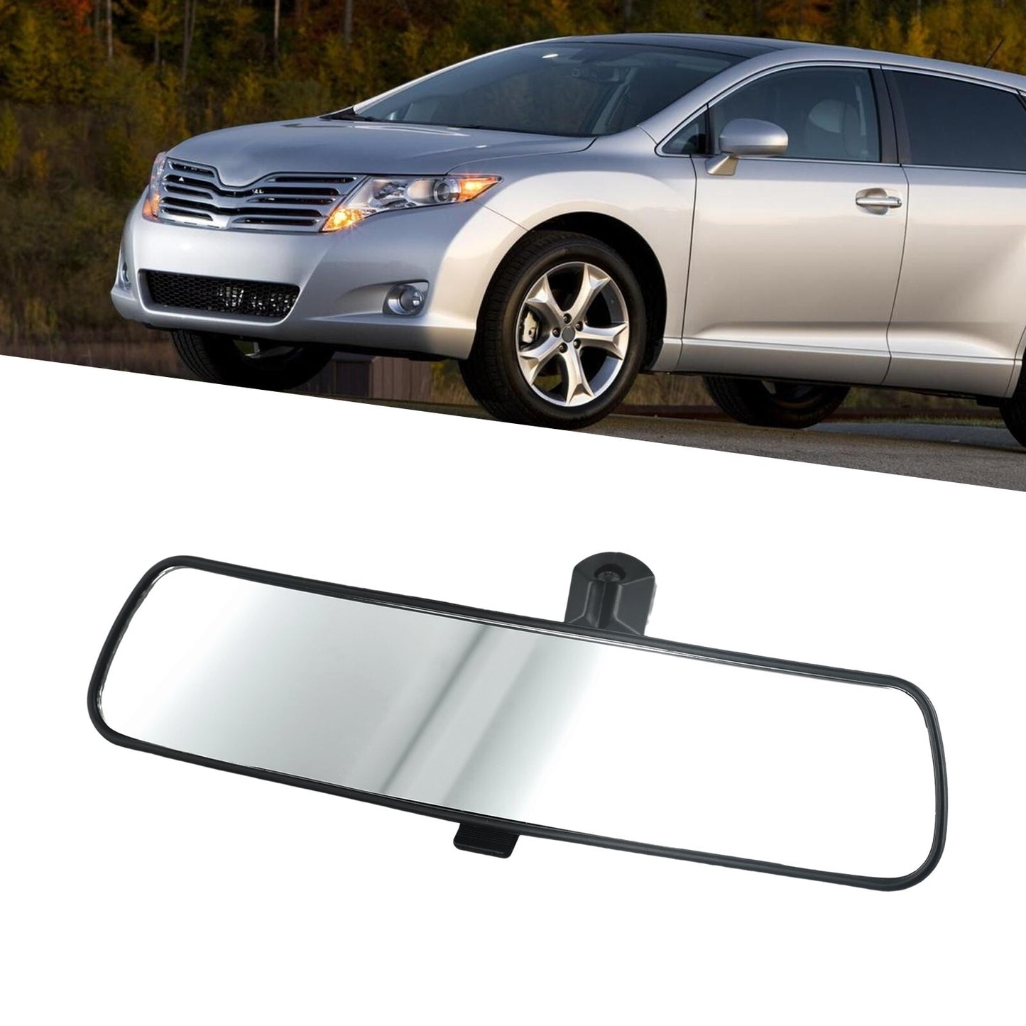 10 Inch Assisting Mirror Large Clear Anti-Glare Proof Panoramic Rear View Mirror