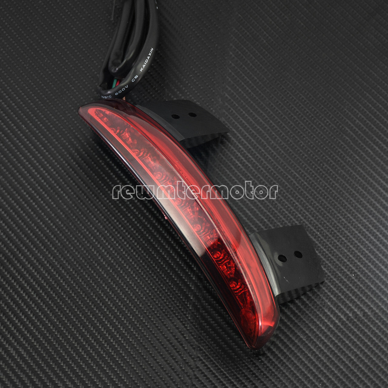 Rear Fender Brake Running Tail Light w/Red Lens Fit For Sportster 883 1200 07-13