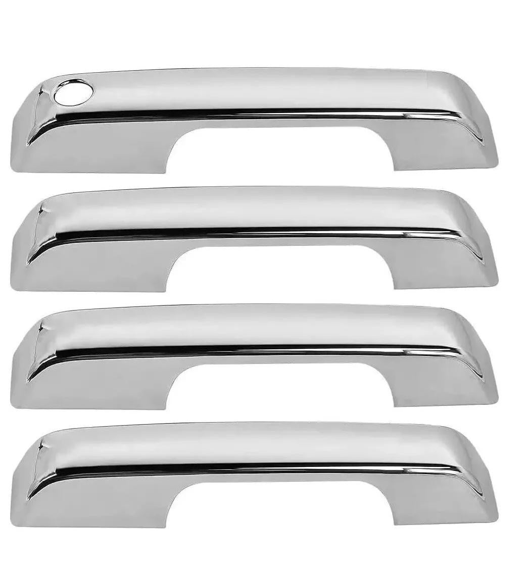 For 2021 2022 2023 2024 for Ford F150 Door Handle Covers F-150 (W/O Smartkey) Chrome