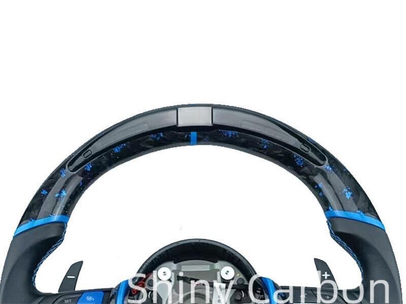 LED forged carbon fiber steering wheel suitable for BMW M2, M3, M4, M5, M6, F10, F30, 330i, 440i