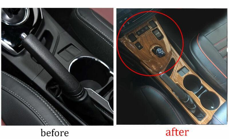 Peach Wood Grain Central Console Gear Shift Cover for Toyota for Corolla 2014-2018