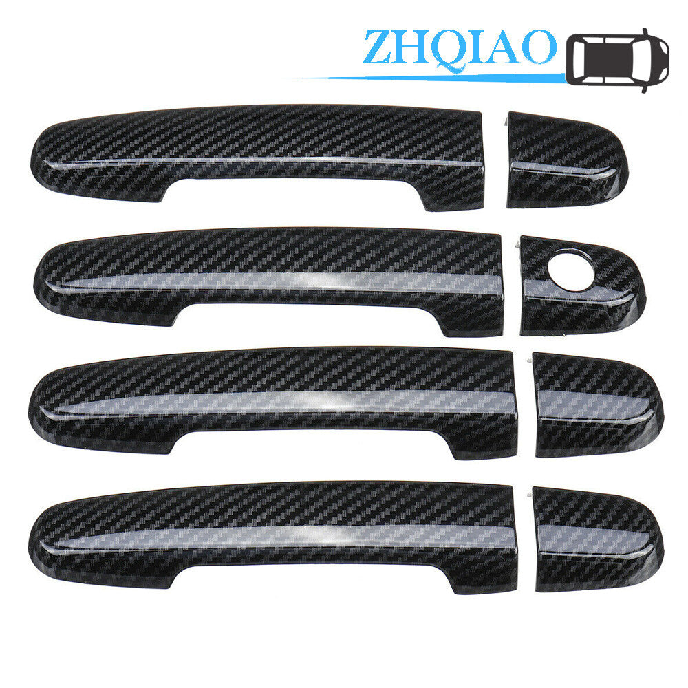 Carbon Fiber Style Door Handle Cover Fit for Toyota Solara 2005-2008
