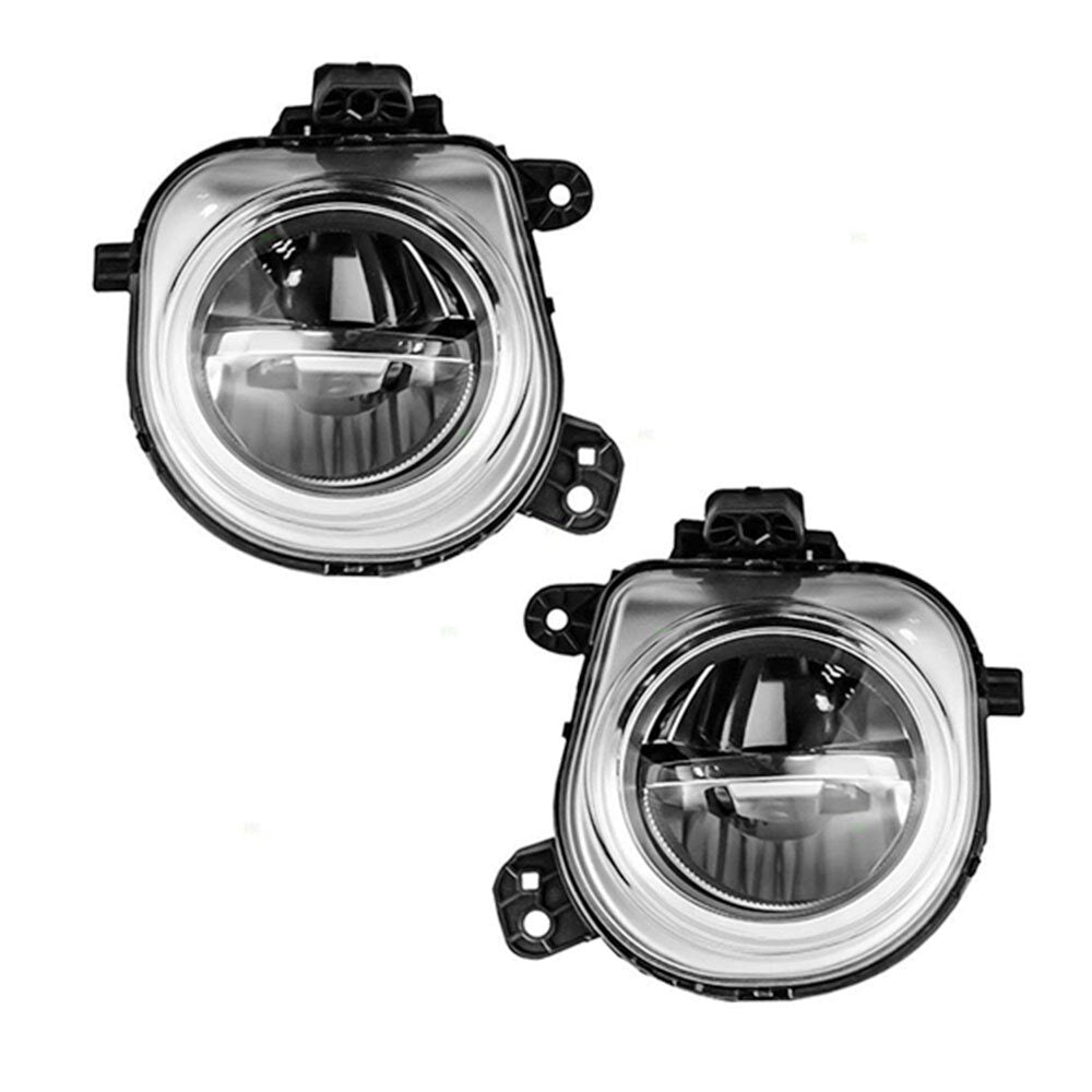 A new pair of left and right LED fog lights are compatible with for BMW X5 F15 models from 2014 to 2018.