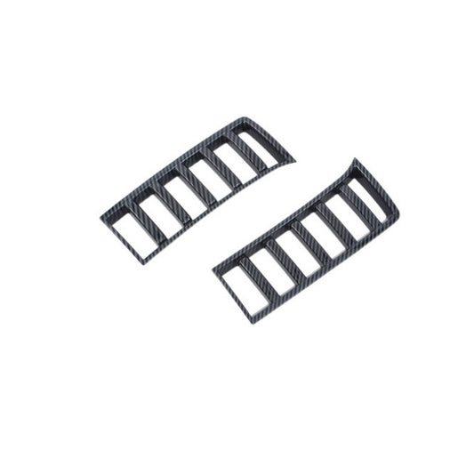 ABS carbon fiber vent inlet cover frame trim 2-piece set for Toyota Tenderloin 2022-2024