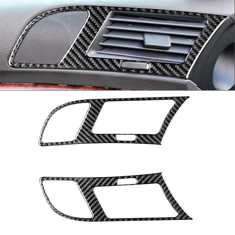 Carbon Fiber Side Air Outlet Vent Cover Trim for BMW 5 Series M5 E39 1998-2003