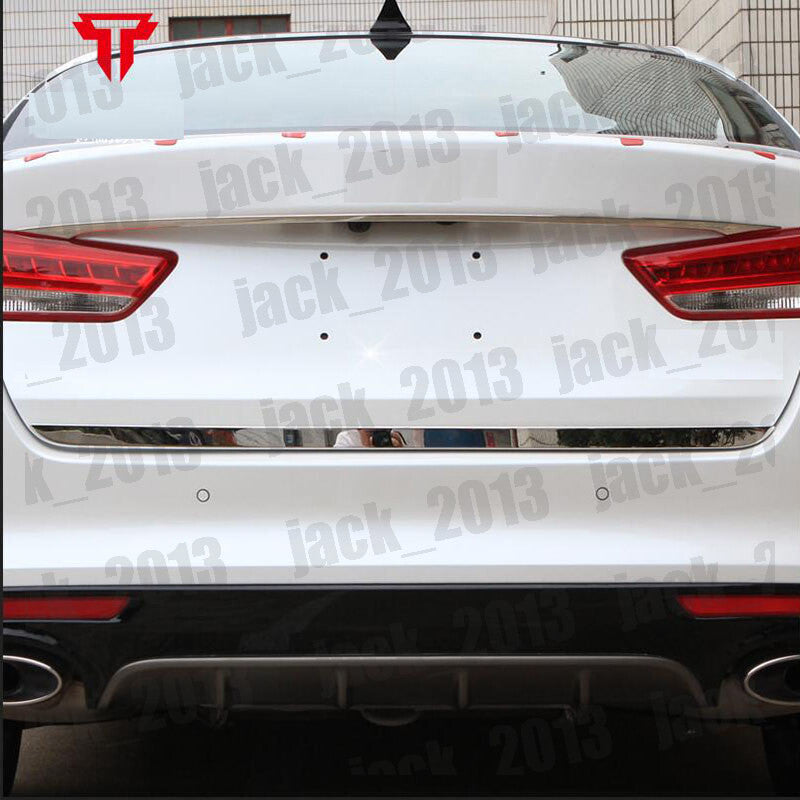 for KIA Optima K5 2016-2019 STAINLESS REAR TRUNK TAIL GATE DOOR LID COVER TRIM