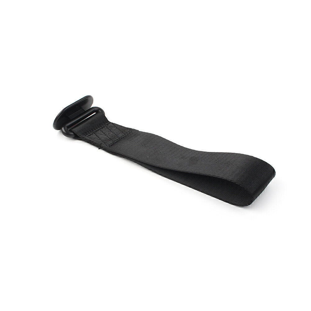 Car Tow Towing Strap Belt Rope Rally Hook Universal Rear/Front Bumper Black