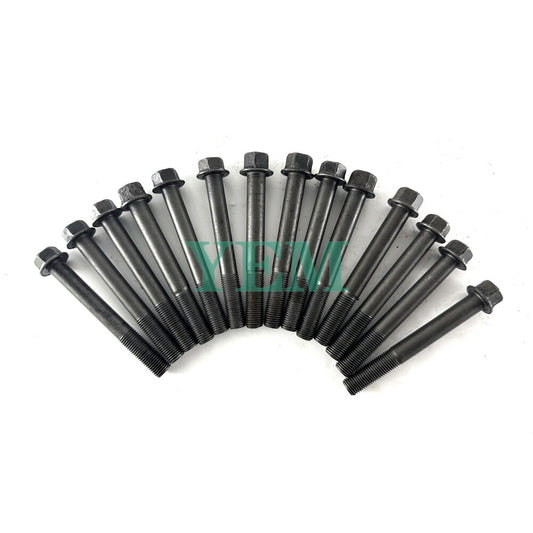 1 Set Engine Head Bolt 14pcs For Yanmar 3TNC80 Engine 3TNC80 Cylinder Head Bolt