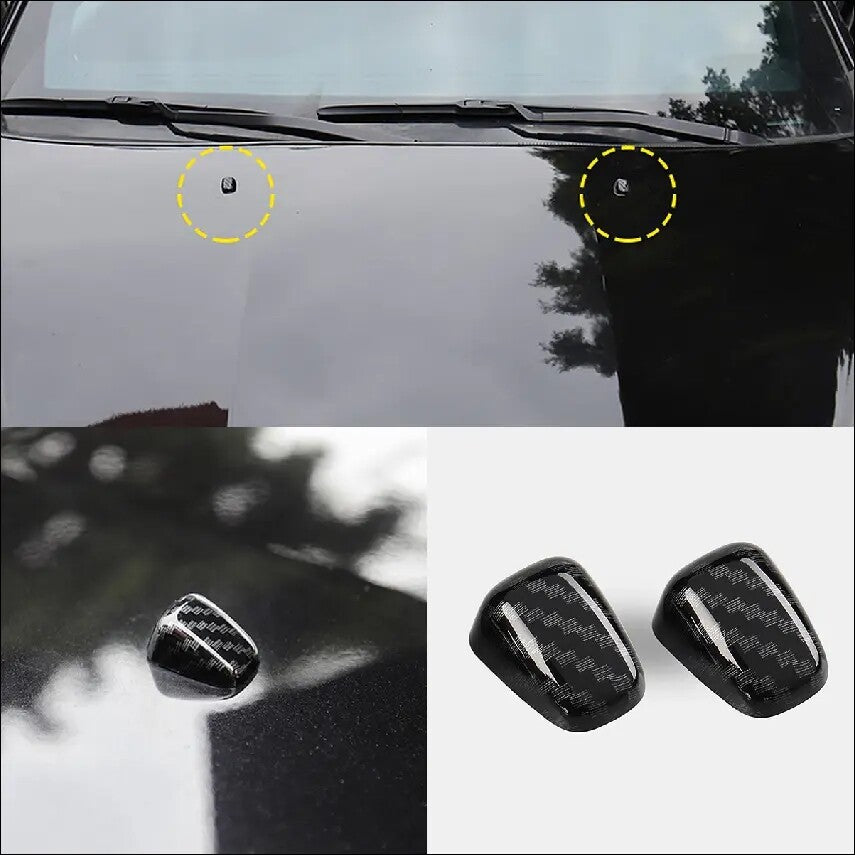Carbon fiber hood radiator cap for Jeep Grand Cherokee 2011 - 2020
