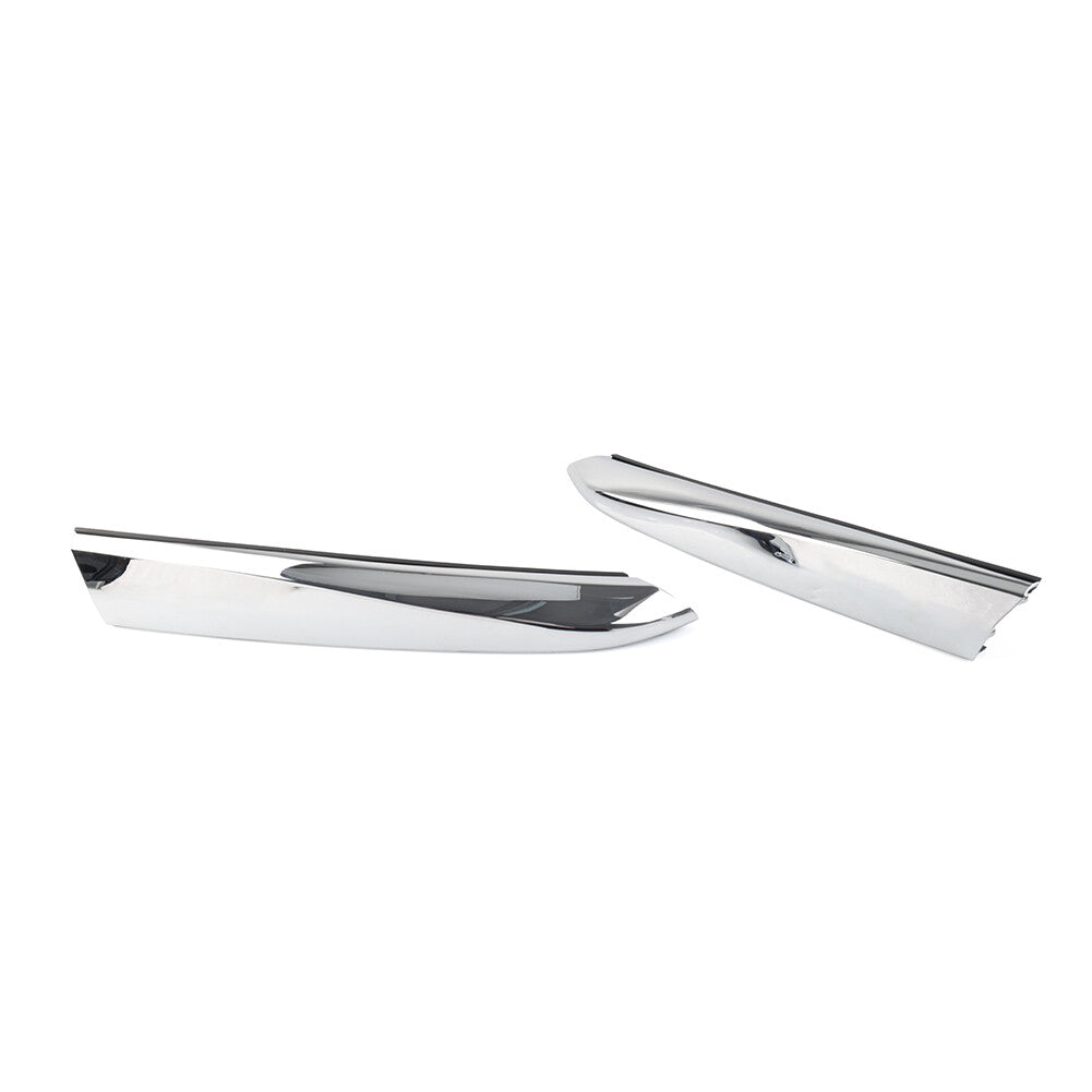 Front Bumper Fog Light Lamp Grille Insert Molding Strip Cover fit for Jaguar XF