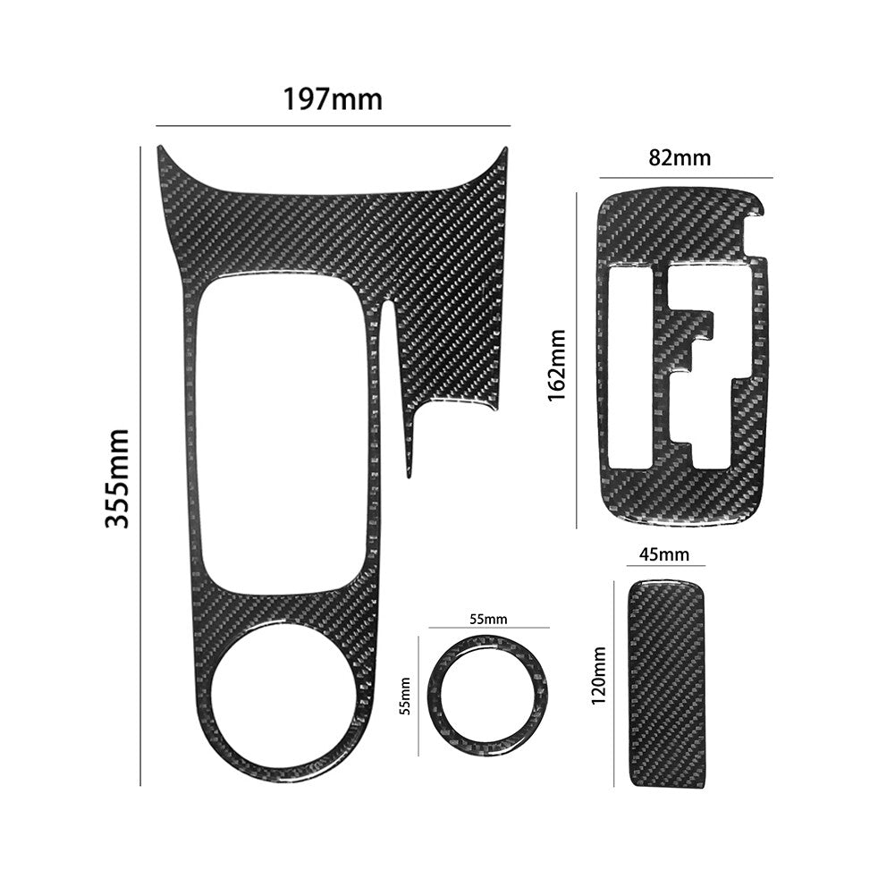 Carbon Fiber Automatic Gear Shift Panel Trim for Mitsubishi Outlander 2014-2016