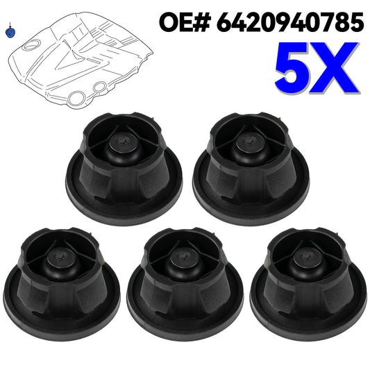 5 mounting element engine cover ball pan for Mercedes Benz C class W204