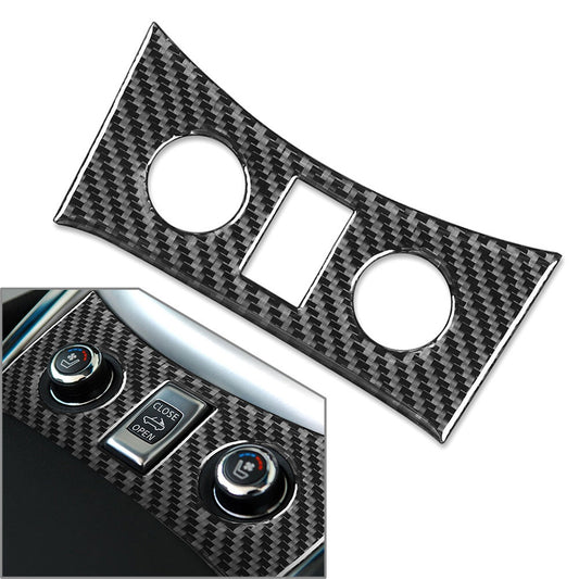 Interior for Seat Heated Button Cover Trim Carbon Fiber for Infiniti G37 Sedan 10-13
