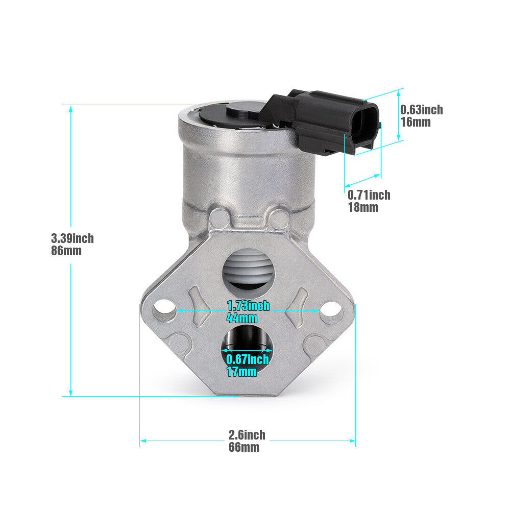 1X ZM0120660 Idle Air Control Valve ZM01-20-660 for Mazda Protege 1.6L 1999-2003
