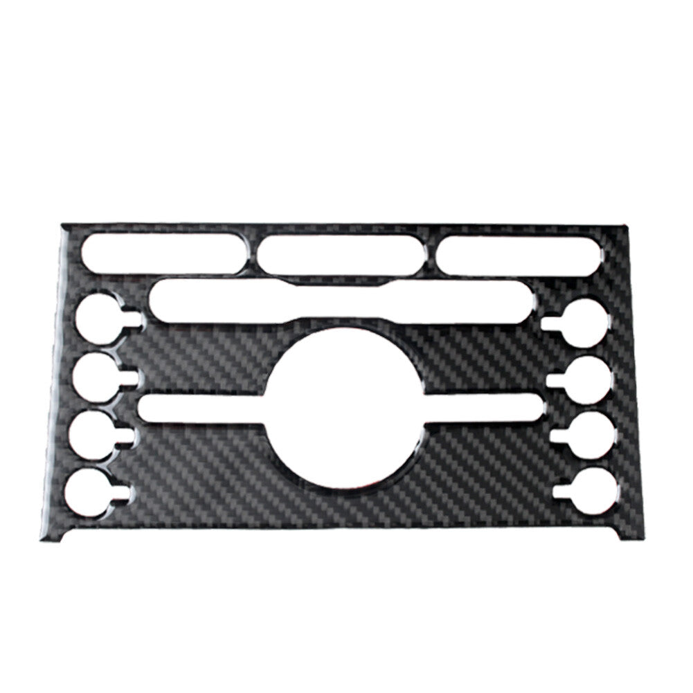 Carbon Fiber Inner Central Control Button Cover Trim for Ford Explorer 2013-2019