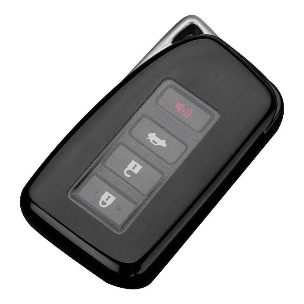 Chrome Black TPU Key Fob Cover Fit for Lexus for ES RX IS GS LX NX RC