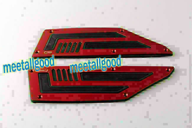 Front Footrest Footpeg Foot Peg Fit for Yamaha T-MAX 530 Motorcycle Red