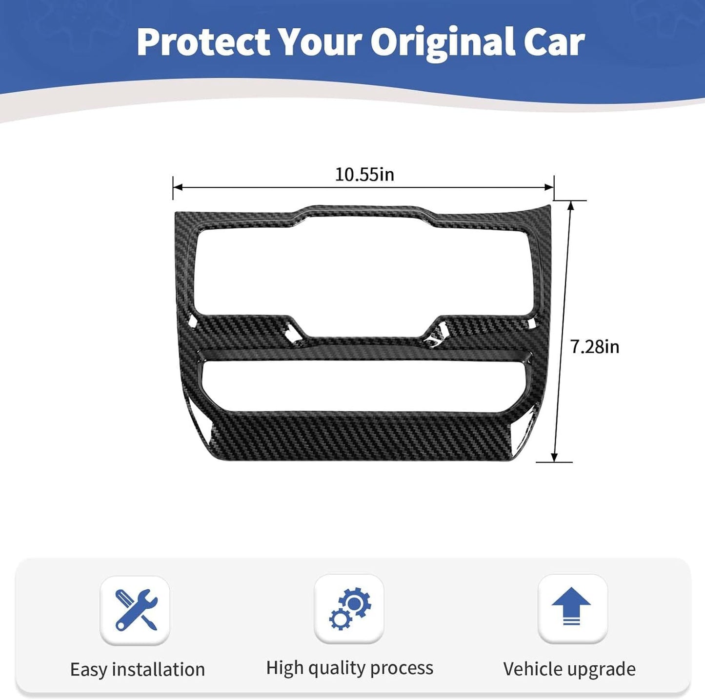 for Jeep JL18-22 Center Dash Window Switch Panel Trim Cover Interior Accessories
