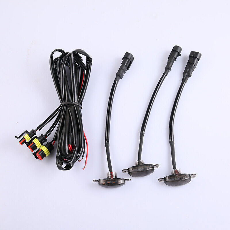 for Chevrolet Colorado 2017-2020 Style Grill LED smoke Marker Light Kit