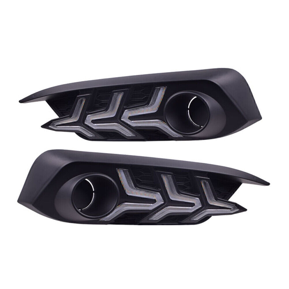 LED Daytime Running Light DRL Fog Lamp With Turn Signal Fit for Honda for Civic 2016-18