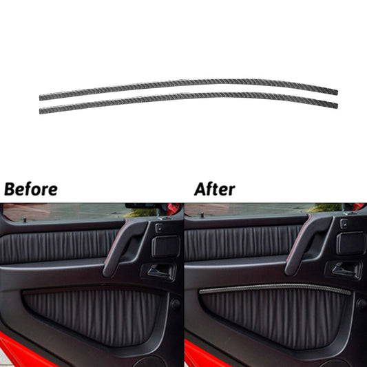 Carbon Fiber Rear Door Panel Cover Trim for Mercedes G-Class G350/G500 2013-2018