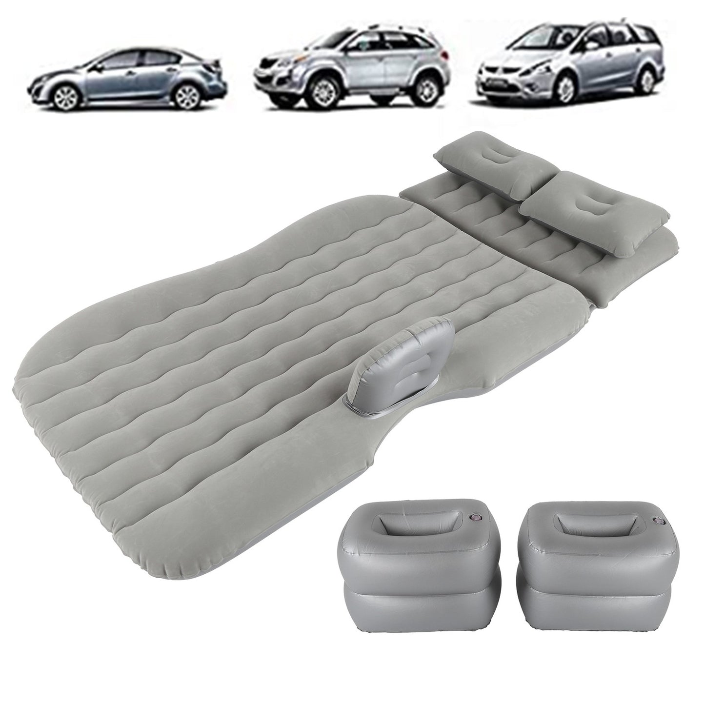 Flocked Air Bed Maximum Load 250kg Inflatable Mattress SUV Air Bed Durability