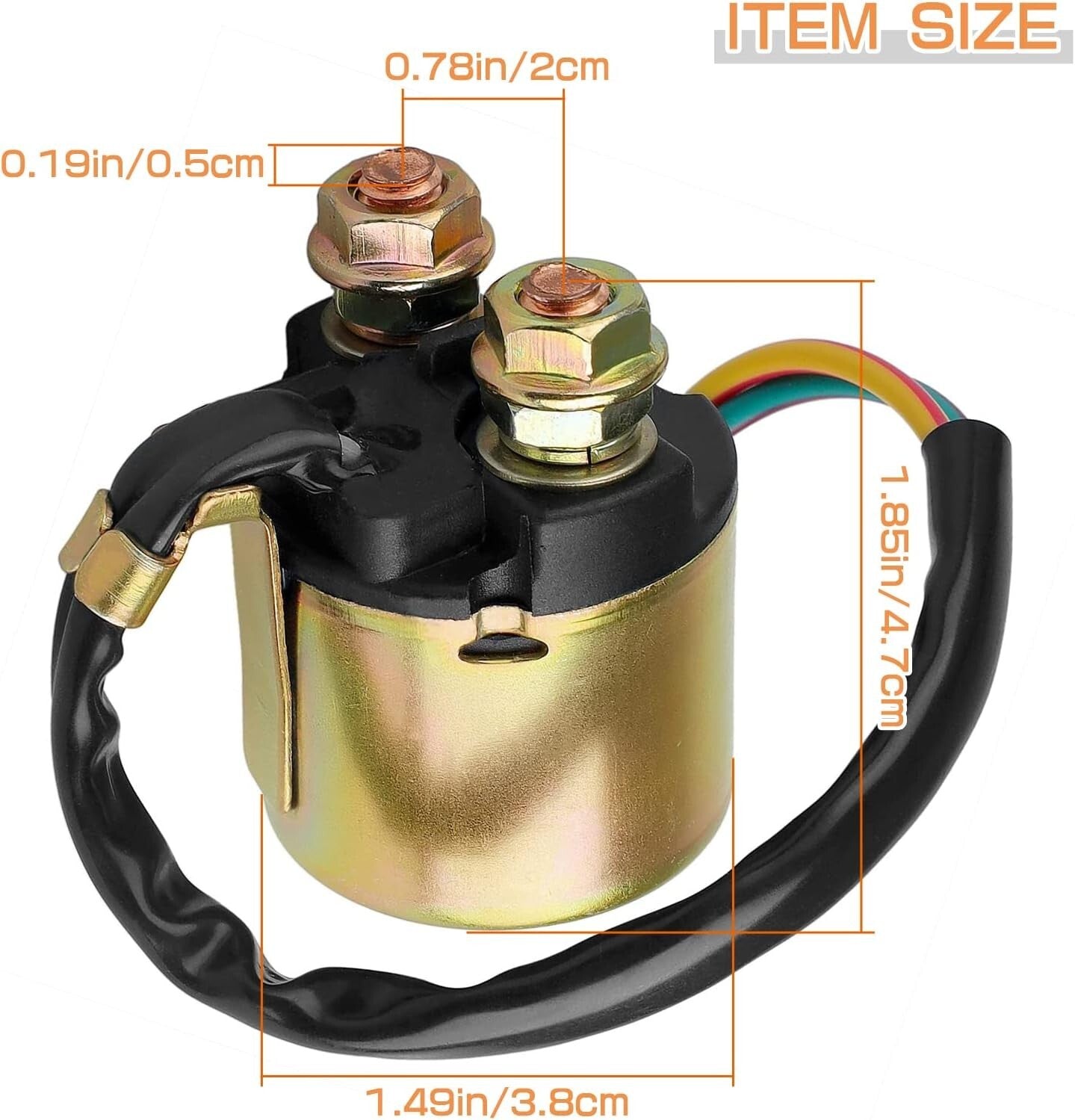 Starter Relay for Honda TRX350 Fourtrax Rancher 420/Foreman 450 500/Pioneer 1000