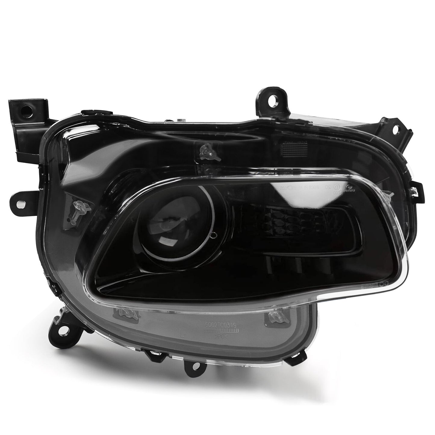 For 2014-2018 for Jeep Cherokee Halogen Black Headlight Headlamp Passenger Right