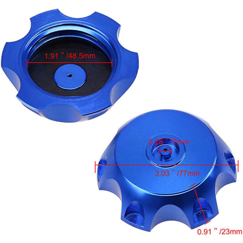 1 Fuel Gas Tank Cap Vent Air Valve Breather Tube Pit Dirt Bike Motorcycle Blue