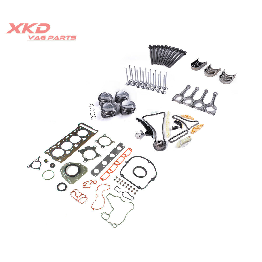 1.8T 23mm engine gasket overhaul and rebuild kit for Audi A4 and for Volkswagen for Passat CDAB