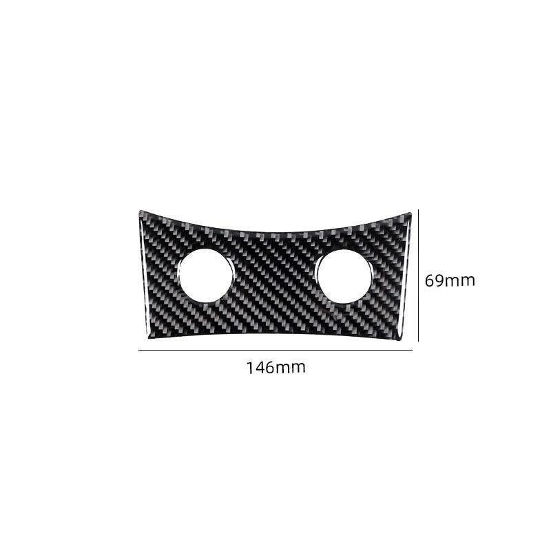 for infiniti G37 2010-2013 Carbon Fiber Middle Console for Seat Heating Panel Trim