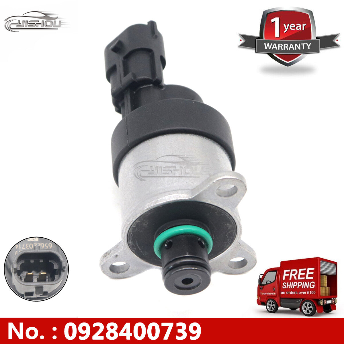 New fuel pressure regulator control valve 0928400739 for Fiat Ducato 0445020046