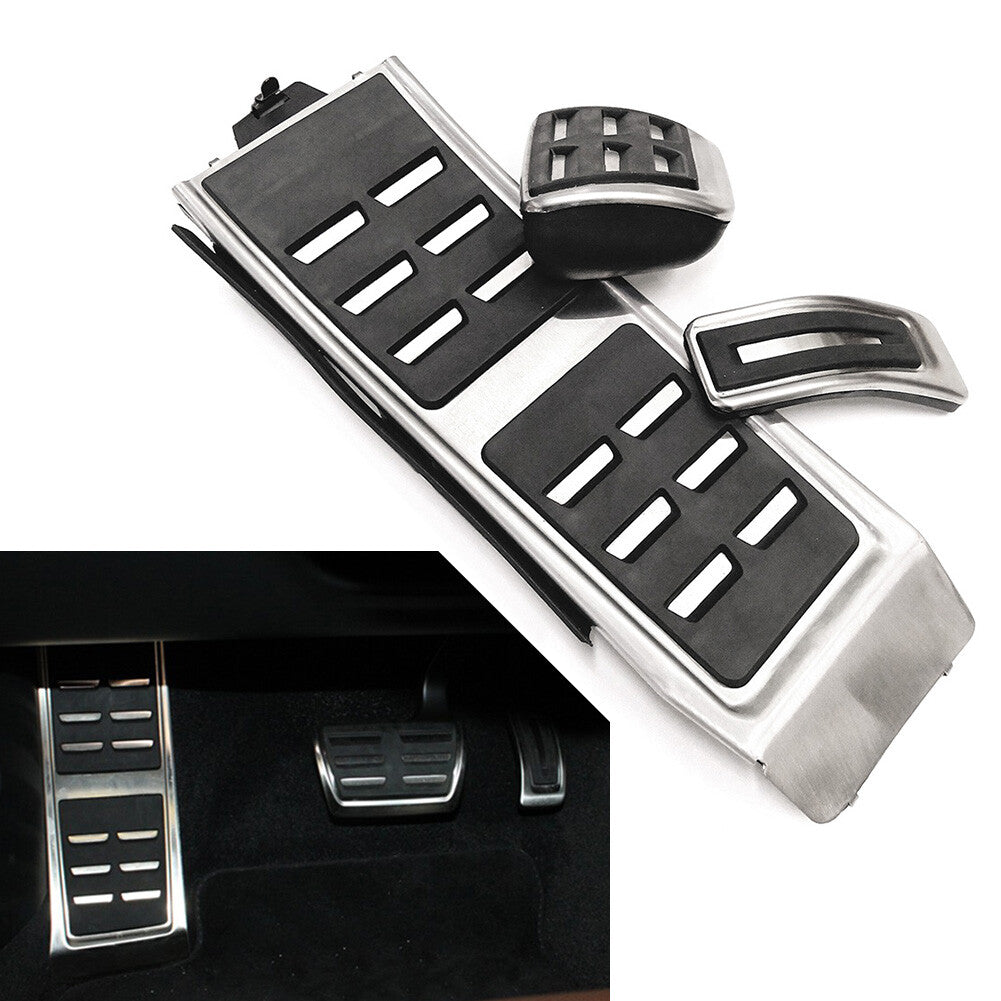 LHD Foot Rest Brake Gas Pedals Cover for Porsche Macan 2019-2023