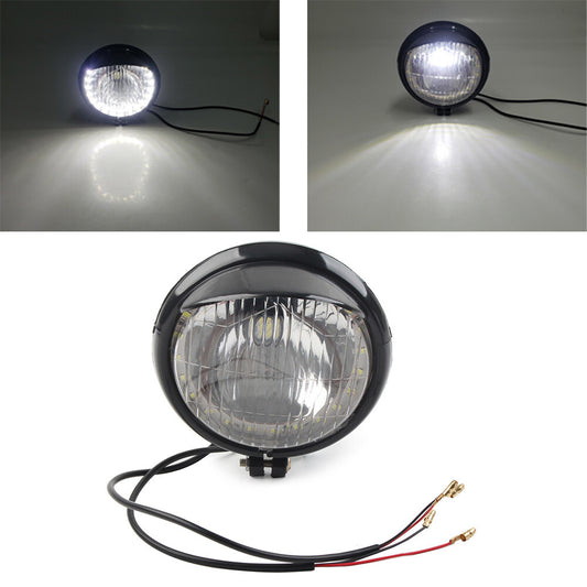 12V Headlight Passing Fog Light for Harley for Honda for Suzuki Motorcycle Black ne