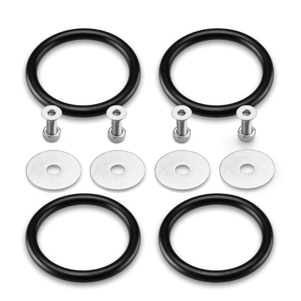 Red JDM Quick Release Fasteners Car Bumpers Trunk Fender Hatch Lids Kit