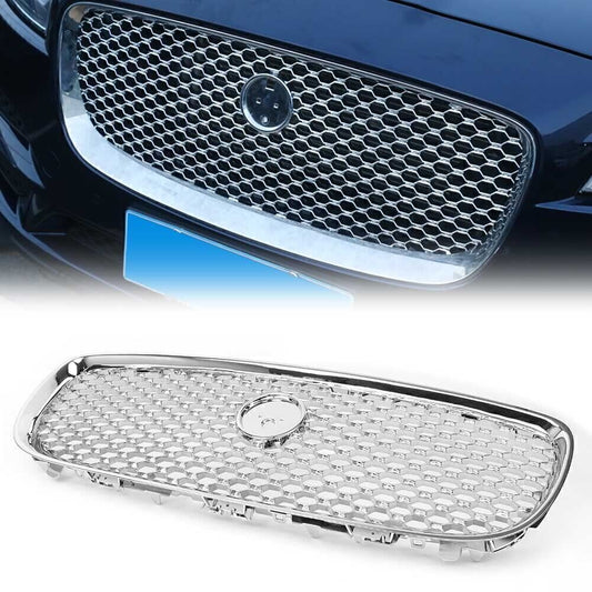Car Front Upper Bumper Middle Air Intake Grille Grill for Jaguar XE 2015-2018