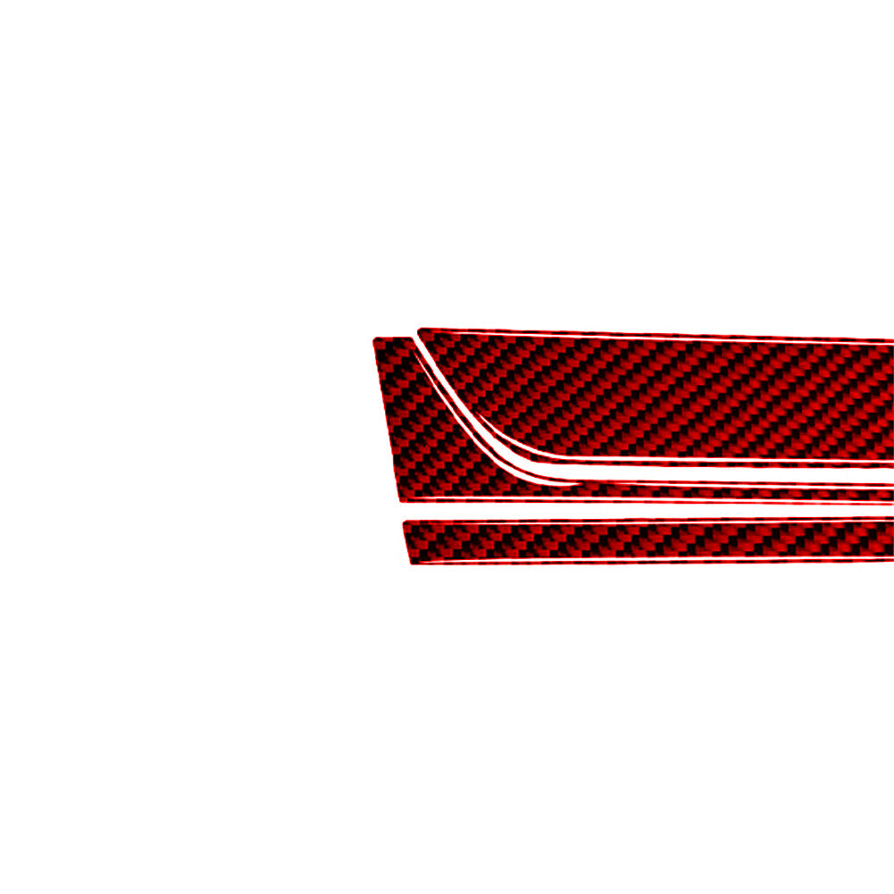 Red Carbon Fiber Left Of Dashboard Cover Trim for Subaru Outback Legacy 2015-17