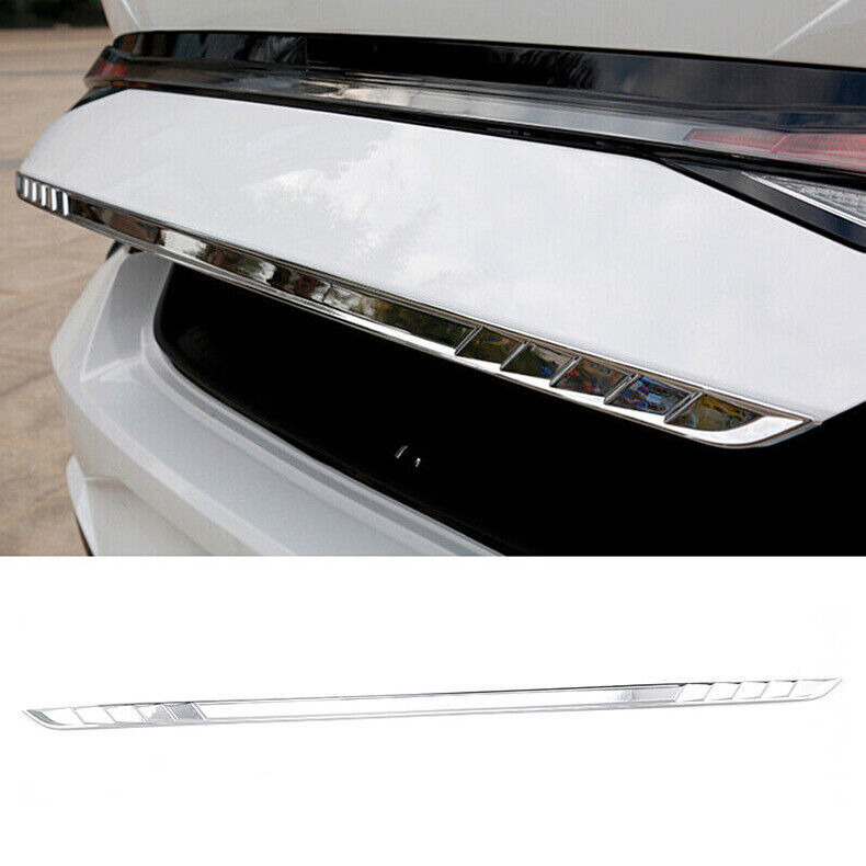 for Hyundai for Elantra 21-23 Chrome ABS Rear Trunk Lid Tailgate Strip Cover Trim 1x