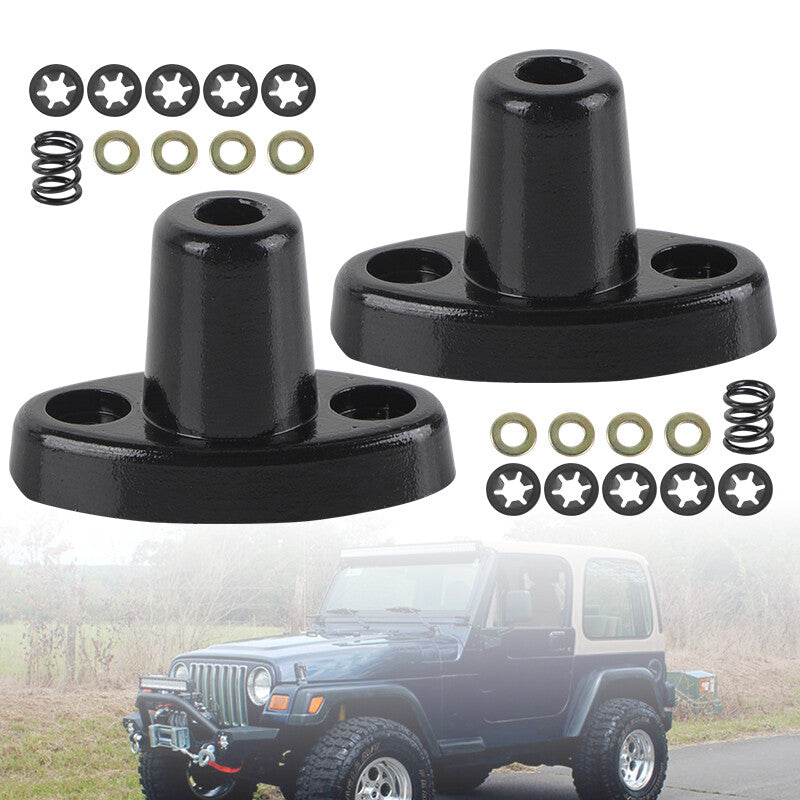2Pcs Sun Visor Repair Bracket Kits fit for Jeep 1997-2002 TJ for Wrangler 924-531