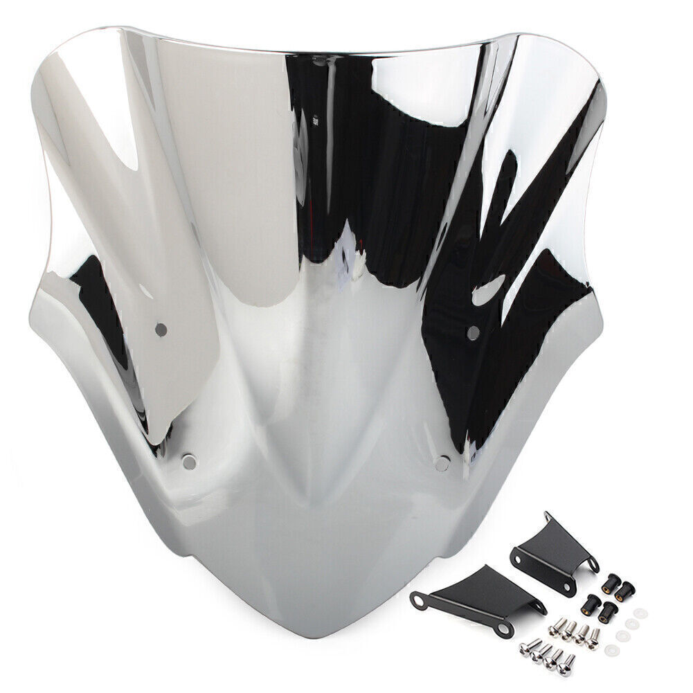 Motorbike Windshield Windscreens for Yamaha MT-09 MT09 FZ09 2017-2020 Silver